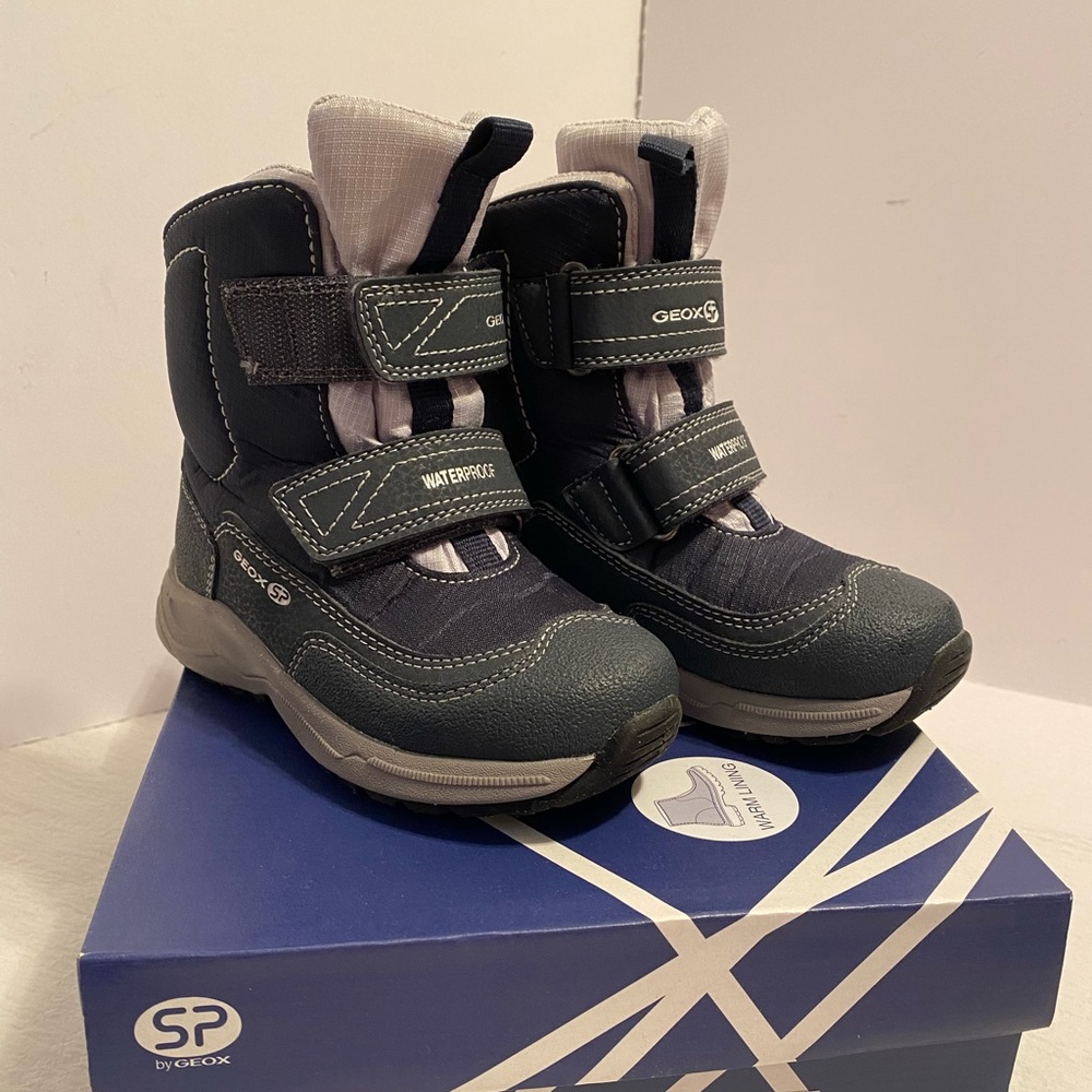 Geox kids waterproof boots toddler shoes